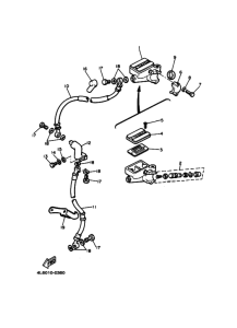 XJ650S Передний тормозной цилиндр