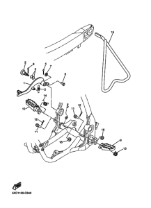  Support & repose pied