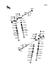 ZX400 Rocker arms / valves