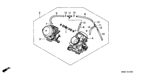 XL600V Carburetor assy