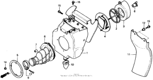 CR80R Air cleaner 85