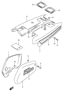 RC50 Обтекатель задний