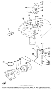 TZ250F Топливный бак