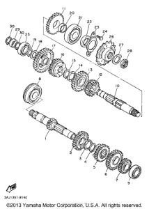 XT600EEC Трансмиссия