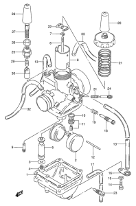 AX100 Carburetor assy