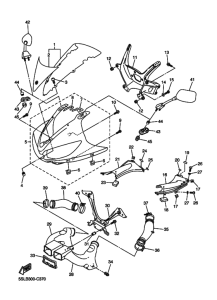 YZF-R6S Cowling comp