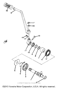 XS400E Кик стартер