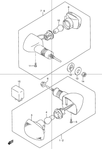 GSX1200 Поворотники