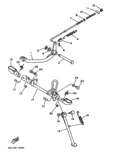 RT100H Stand. footrest