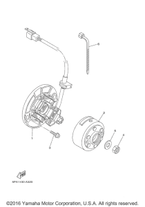 YZ85H Генератор