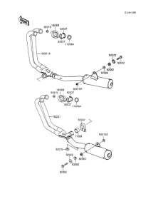 ZX600 Глушитель
