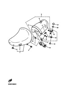 XV250 XV250R Пружина