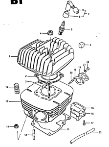 TS125 Цилиндр