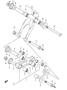 RMX250 Cushion lever