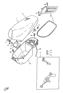 CW50RSX Сидение