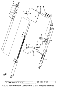 JT1L Front fork & front fender