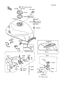 ZX600 Fuel tank(1 / 3)