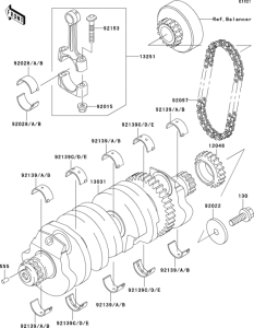 ZR1200 Коленвал