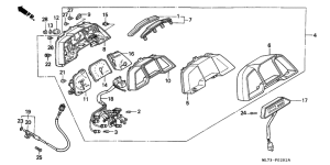VFR750F Измерительный прибор