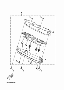 YP400RA Приборы