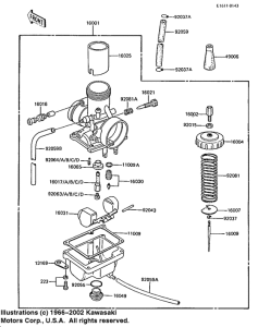 KX60 Carburetor assy