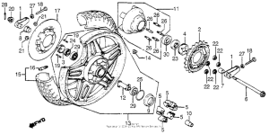 CB900 Переднее колесо