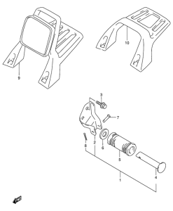VX800 Stand grip - carrier