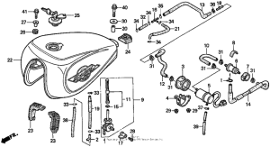 VT1100C2 Топливный бак