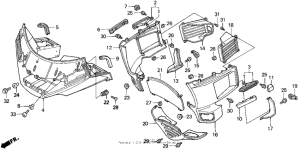 GL1500I Обтекатель