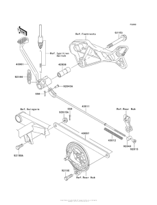 AN112 Педаль тормоза