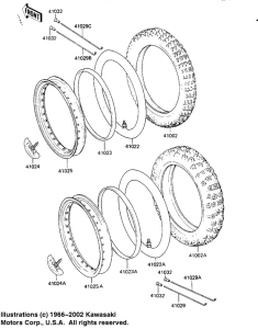 KX125 Колеса,покрышки