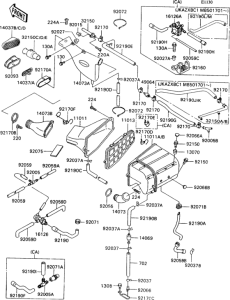 ZX1100 Air filter(1 / 4)