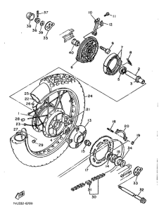 XT600Z Переднее колесо