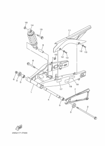 YZF-R3 Rear arm & suspension