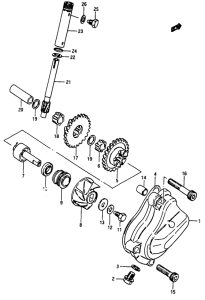 TV50 Водяная помпа