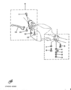 T80 Handle switch. lever