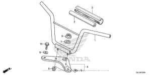 CRF50F Handlebar + Top Bridge