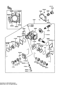 VN750 Переднее коническое зубчатое колесо