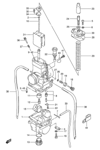 RM80 Carburetor assy