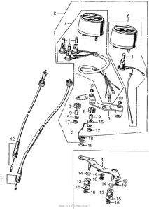 CB450 Спидометр + тахометр