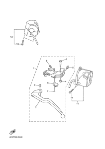 YZF-R1 Handle switch. lever