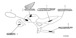 CBF250 Mark / stripe