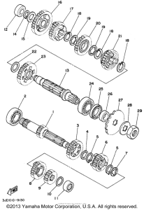 WR250Z Трансмиссия