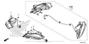NC700J (DCT) Сигналы поворота передние