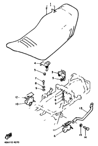 XJ600 Сиденье