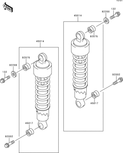 EN500 Подвеска  /  амортизатор
