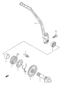 SMX50 Ножной стартер