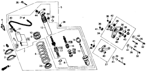 CR80R Shock absorber 88-89