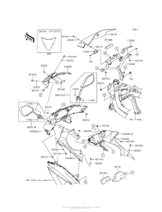 EX650 Обтекатели