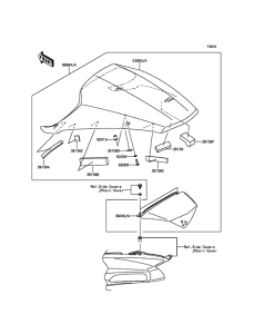 ZX1400 Accessory(Single Seat Cover)